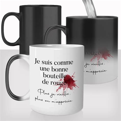 Mug Magique Une Bonne Bouteille Anniversaire Mug Magique