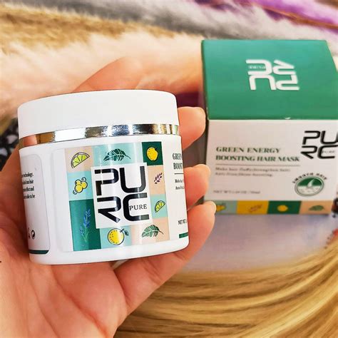 Purc Keratin Green Energy Boosting Hair Mask Purc Organics