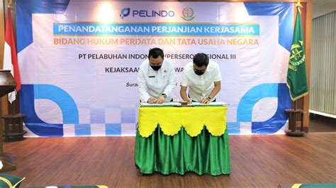 Penandatanganan Perjanjian Kerjasama Antara Kejati Jatim Dengan Pt