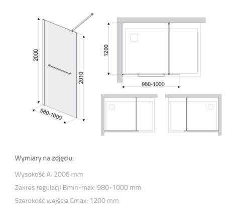 Sanplast Free Line II 600 261 0440 59 161 Kabina Walk In Domni Pl