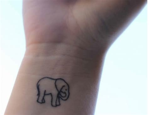 Small elephant tattoo | Best tattoo design ideas