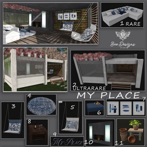 Second Life Marketplace 01 Bee Designs My Place Rare