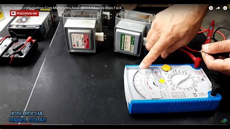 Como Testar O Magnetron Mult Metro Anal Gico A Maneira Mais Facil