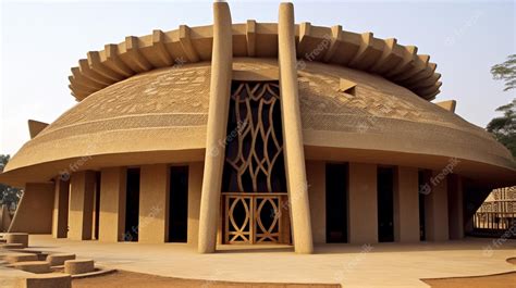 Premium AI Image | The beauty of African architecture both ancient and