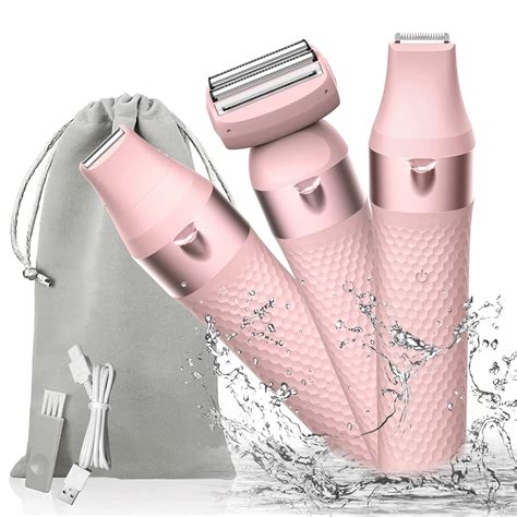 Haopbulk Electric Razors For Women Bikini Area 3 In 1 Bikini Trimmer For Women