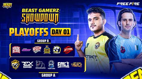 LIVE NOW PLAYOFF DAY 1 BGS BEAST FF FREE FIRE PAKISTAN