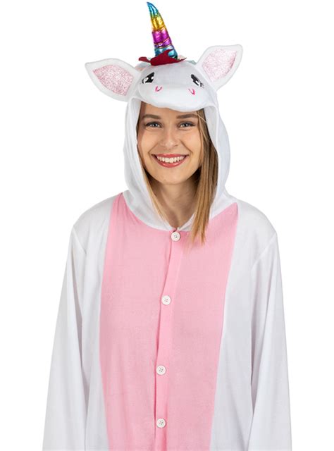 Einhorn Onesie Kostüm Rosa Für Erwachsene Funidelia