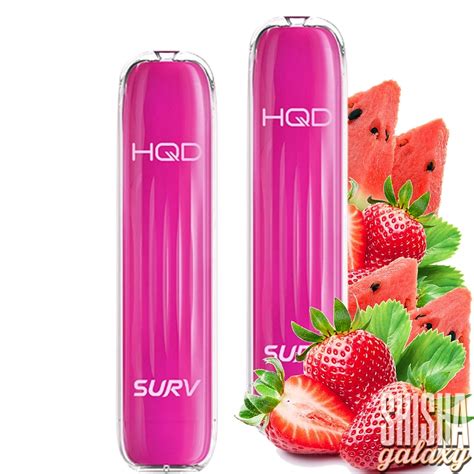 HQD SURV Strawberry Watermelon E Shisha 600 Züge Nikotin 18 mg