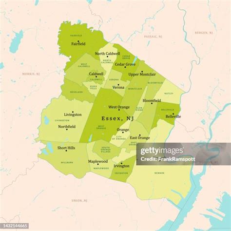 New Jersey County Map Photos And Premium High Res Pictures Getty Images