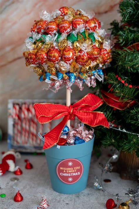 How To Make A Candy And Chocolate Topiary T Step By Step