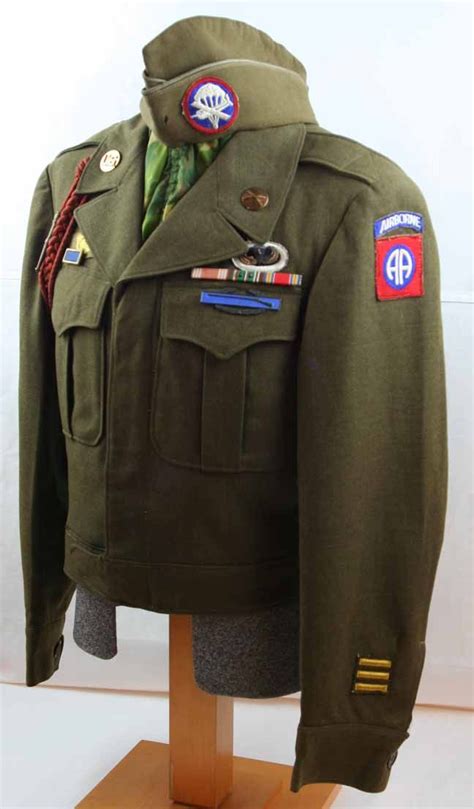 Wwii Airborne Uniform Group For 507508 Pir Veteran Wwii Uniforms