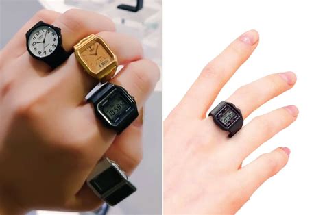 Casio Watch Rings Are A Tiny Wearable Tribute To The Japanese