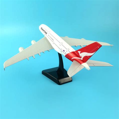 16CM 20CM AIR BUS A380 Airplane Model Australian Airbus A380 QANTAS Diecast Metal alloy Plane ...