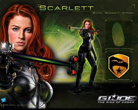 G I Joe The Rise Of Cobra Scarlett Wallpapers Wallpaper Cave