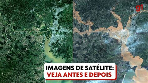 Imagens de satélite mostram antes e depois de maior enchente da