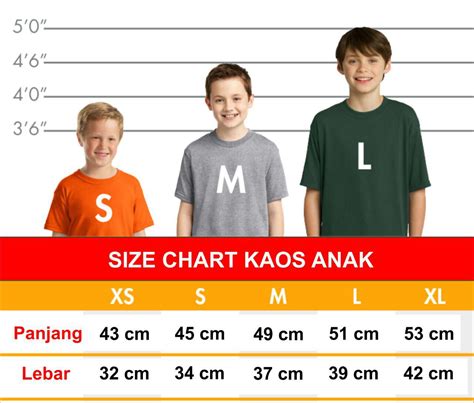 37 Ide Populer Size Chart Kaos Champion