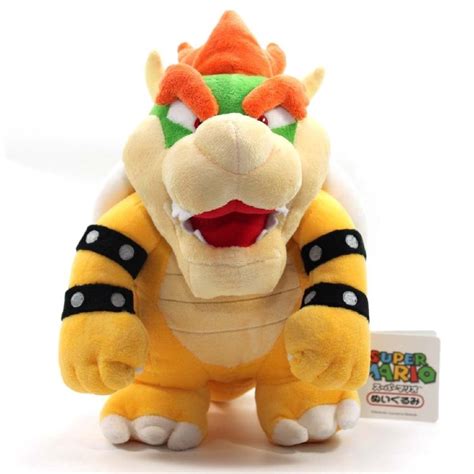 Super Mario Bros De Pie Beb Bowser Koopa Mu Eca De Peluche Shopee M Xico