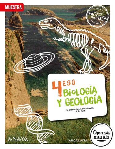 Operación mundo Biología y Geología 4 ESO muestra by Grupo Anaya S