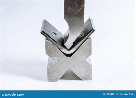 Sheet Metal Bending Tool And Equipment Isolated On A White Background ...