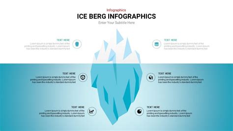 Iceberg Infographics Presentation Template - SlideHeap