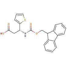 现货供应九鼎化学Fmoc r 3 amino 3 2 thienyl propionic acid 纯度95