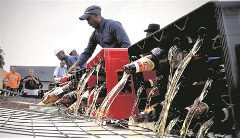 16 M Litres Of Booze Flushed Down The Drain Daily Sun