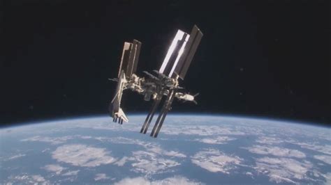 ESA ISS With Space Shuttle Endeavour And ATV 2 Docked