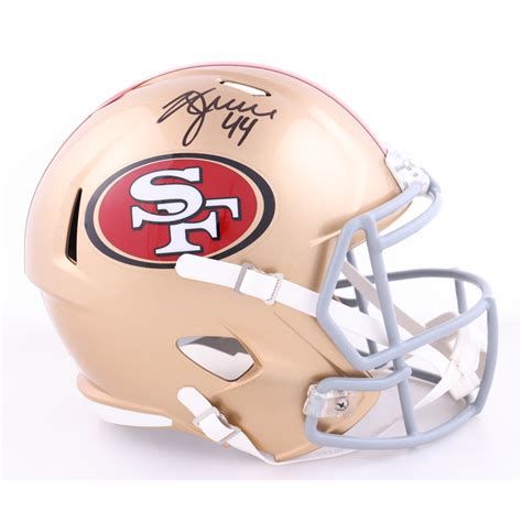 Kyle Juszczyk Signed 49ers Full Size Speed Helmet Beckett Pristine