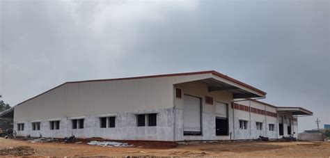 Modular Mild Steel Prefabricated Factory Shed For Construction At Rs