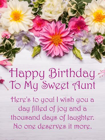 Happy Birthday Wishes To My Auntie - canvas-nexus