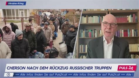 Gerald Karner Zu Cherson Keine Russische Offensive Zu Erwarten PULS 24