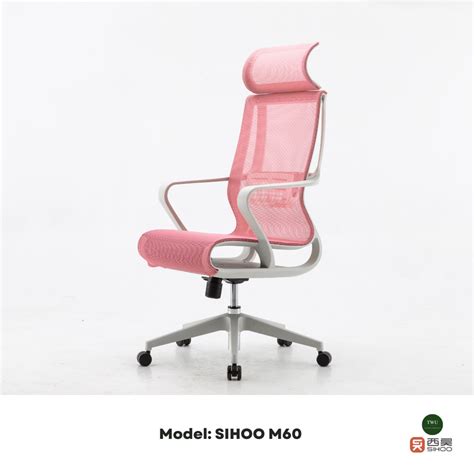 Sihoo M Pink Ergonomic Office Gaming Desk Chair With Year Warranty