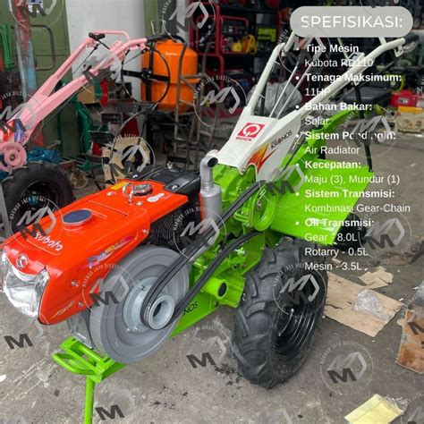 Jual Traktor Quick Kronos Paket Lengkap Kubota Rd Hp Shopee