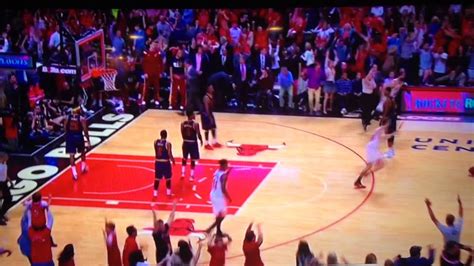 Derrick Rose Buzzer Beater Vs Cavaliers 2015 Playoffs Youtube