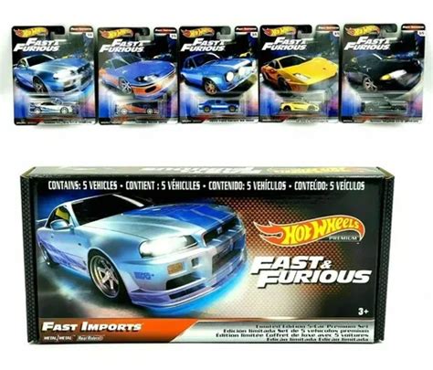 Set Hot Wheels Premium Velozes Furiosos Parcelamento Sem Juros