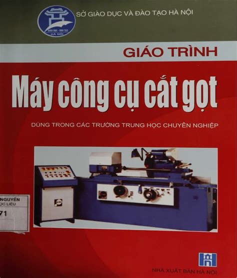 Giáo trình máy công cụ và máy gọt Giáo trình PDF Thư Viện Sách