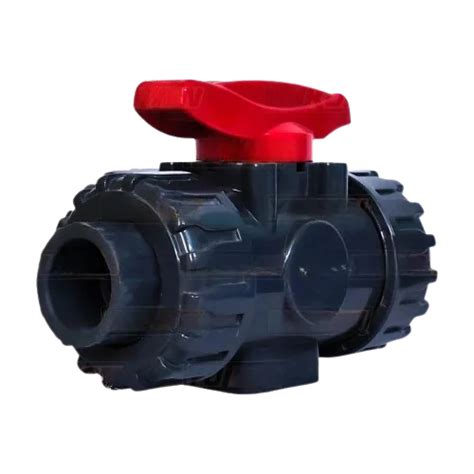 Black Upvc Way True Union Ball Valve Valve Size Inch At