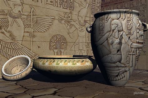 "Ancient Egyptian Pottery" by plunder | Redbubble