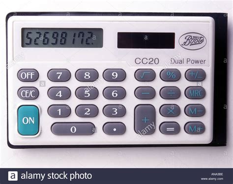 solar powered calculator Stock Photo - Alamy