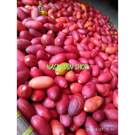 Jual BUAH MELINJO UTUH SEGAR TANPA KUPAS BIJI MELINJO UTUH MLINJO