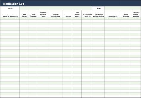 10 Best Printable Medication Administration Record Template Artofit