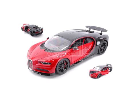 Bburago Bburago Bu R Bugatti Chiron Sport Red Black Modellino