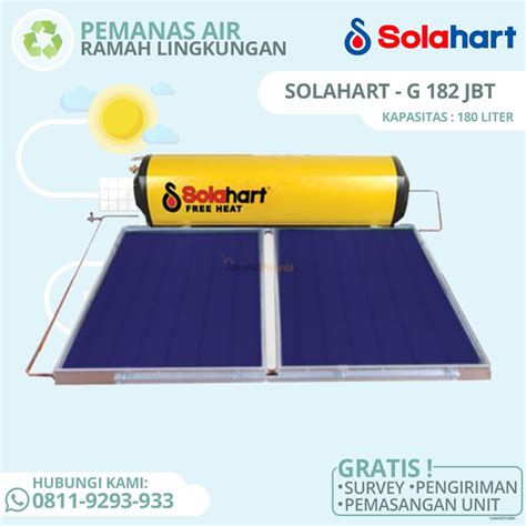 Jual Pemanas Air Tenaga Surya Solahart Solar Water Heater Free Heat