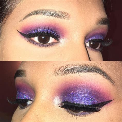 Purple Glitter Eotd 🎆 Ccw Makeupaddiction