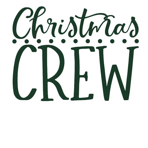 Christmas Crew SVG - Cutting for Business