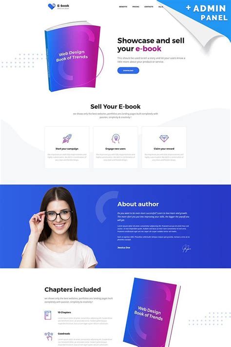 20 Best Book Ebook Landing Page Theme Designs 2022 Examples Artofit