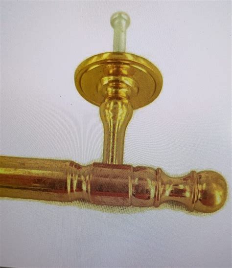 10 Rear Fix 12 Inch Solid Brass Large Kitchen Cabinet Grab Pulls 32 Cm Bolt Fix Polished Brass