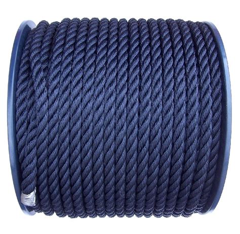 14mm Navy Blue Polyester Rope Low Prices RopesDirect