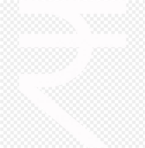 Indian Rupee Symbol Png White