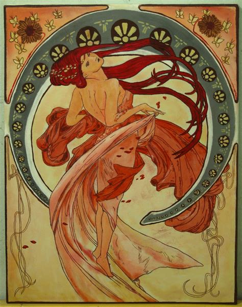 Alfons Mucha Dance Reproduction By Blacklotus On Deviantart